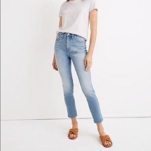 Madewell 10” high-rise skinny crop 27